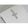 Λευκόχρυσος αντρικός σταυρός 14 Καρατίων