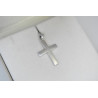 Λευκόχρυσος ανδρικός σταυρός 14 Καρατίων