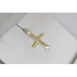 Χρυσός Ανδρικός Σταυρός Με Αλυσίδα 14 Καρατίων
