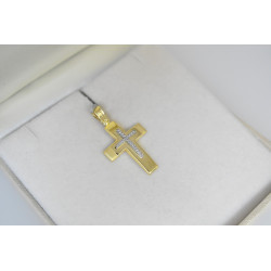 Χρυσός γυναικείος σταυρός με αλυσίδα 14 Καρατίων