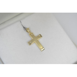 Χρυσός αντρικός σταυρός 14 Καρατίων