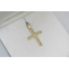 Χρυσός γυναικείος σταυρός με αλυσίδα 14 Καρατίων