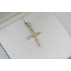 Χρυσός γυναικείος σταυρός 14 Καρατίων