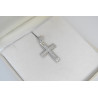 Λευκόχρυσος γυναικείος σταυρός 14 Καρατίων