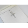 Λευκόχρυσος γυναικείος σταυρός 14 Καρατίων