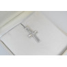 Λευκόχρυσος γυναικείος σταυρός 14 Καρατίων