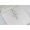 Λευκόχρυσος γυναικείος σταυρός 14 Καρατίων