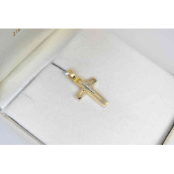 Χρυσός γυναικείος σταυρός 14 Καρατίων