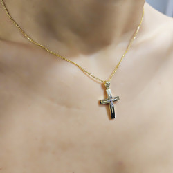 Χρυσός γυναικείος σταυρός 14 Καρατίων