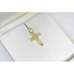 Χρυσός γυναικείος σταυρός 14 Καρατίων