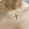 Χρυσός γυναικείος σταυρός 14 Καρατίων
