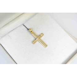 Χρυσός γυναικείος σταυρός 14 Καρατίων