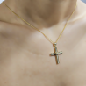 Χρυσός γυναικείος σταυρός 14 Καρατίων