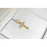 Χρυσός Ανδρικός σταυρός με αλυσίδα 14 Καρατίων