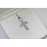 Λευκόχρυσος γυναικείος σταυρός 14 Καρατίων
