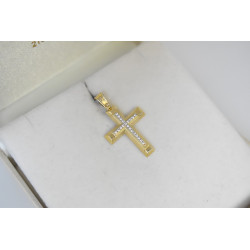 Χρυσός γυναικείος σταυρός 14 Καρατίων