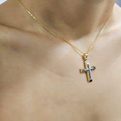 Χρυσός γυναικείος σταυρός 14 Καρατίων
