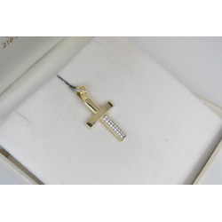 Χρυσός γυναικείος σταυρός 14 Καρατίων