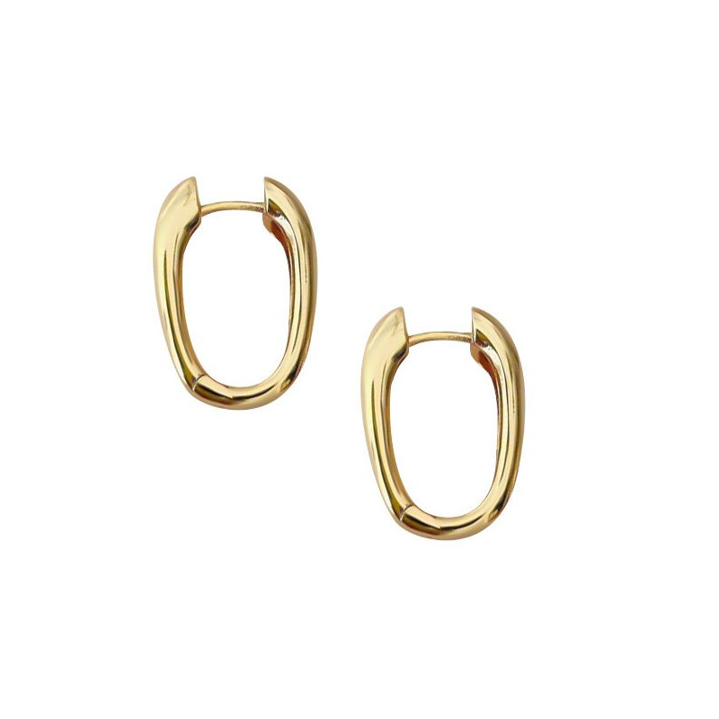 Σκουλαρίκια Κρίκοι από Χρυσό 14 Καρατίων