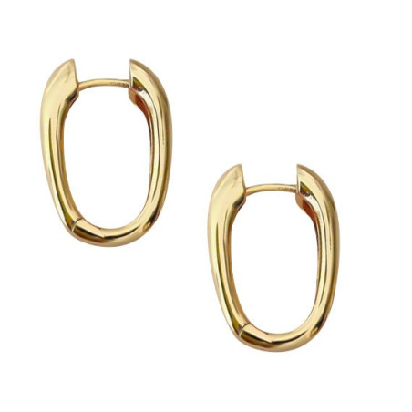 Σκουλαρίκια Κρίκοι από Χρυσό 14 Καρατίων