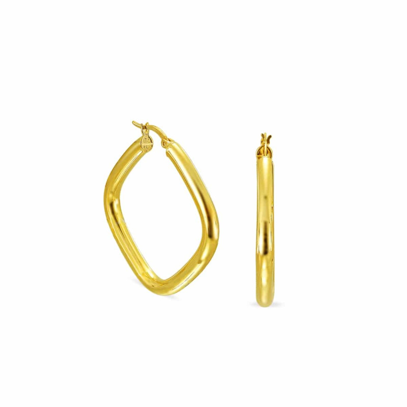 Σκουλαρίκια Κρίκοι από Χρυσό 14 Καρατίων