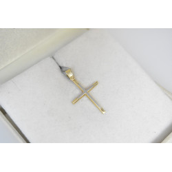 Χρυσός αντρικός σταυρός 14 Καρατίων