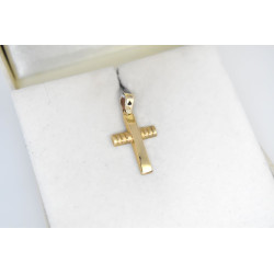 Χρυσός αντρικός σταυρός 14 Καρατίων