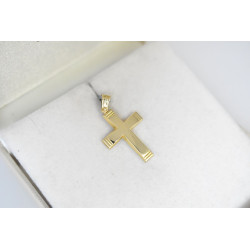 Χρυσός αντρικός σταυρός 14 Καρατίων