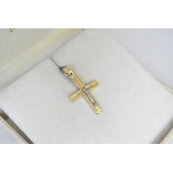 Χρυσός αντρικός σταυρός 14 Καρατίων