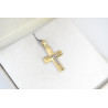Χρυσός Ανδρικός σταυρός με αλυσίδα 14 Καρατίων