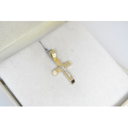 Χρυσός αντρικός σταυρός 14 Καρατίων