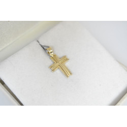 Χρυσός αντρικός σταυρός 14 Καρατίων