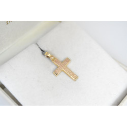 Χρυσός αντρικός σταυρός 14 Καρατίων