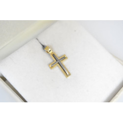 Χρυσός ανδρικός σταυρός με αλυσίδα 14 Καρατίων