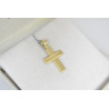 Χρυσός Ανδρικός σταυρός με αλυσίδα 14 Καρατίων