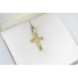 Χρυσός αντρικός σταυρός 14 Καρατίων