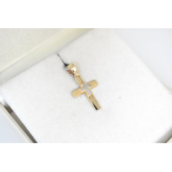 Χρυσός αντρικός σταυρός 14 Καρατίων