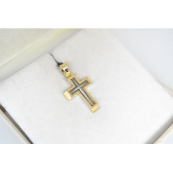 Χρυσός αντρικός σταυρός 14 Καρατίων