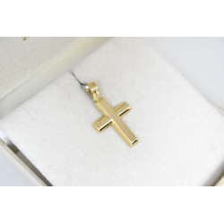 Χρυσός ανδρικός σταυρός με αλυσίδα 14 Καρατίων
