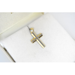 Χρυσός αντρικός σταυρός 14 Καρατίων