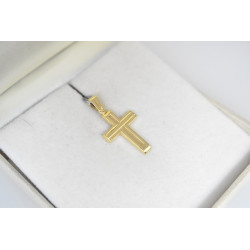 Χρυσός αντρικός σταυρός 14 Καρατίων
