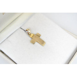 Χρυσός αντρικός σταυρός 14 Καρατίων