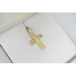 Χρυσός Ανδρικός σταυρός με αλυσίδα 14 Καρατίων