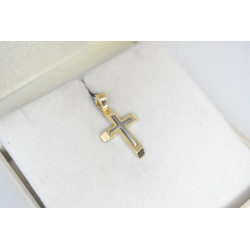 Χρυσός αντρικός σταυρός 14 Καρατίων