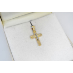 Χρυσός αντρικός σταυρός 14 Καρατίων