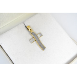 Χρυσός αντρικός σταυρός 14 Καρατίων