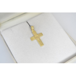 Χρυσός Ανδρικός σταυρός με αλυσίδα 14 Καρατίων