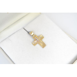 Χρυσός αντρικός σταυρός 14 Καρατίων