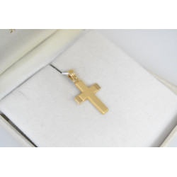 Χρυσός Ανδρικός σταυρός με αλυσίδα 14 Καρατίων